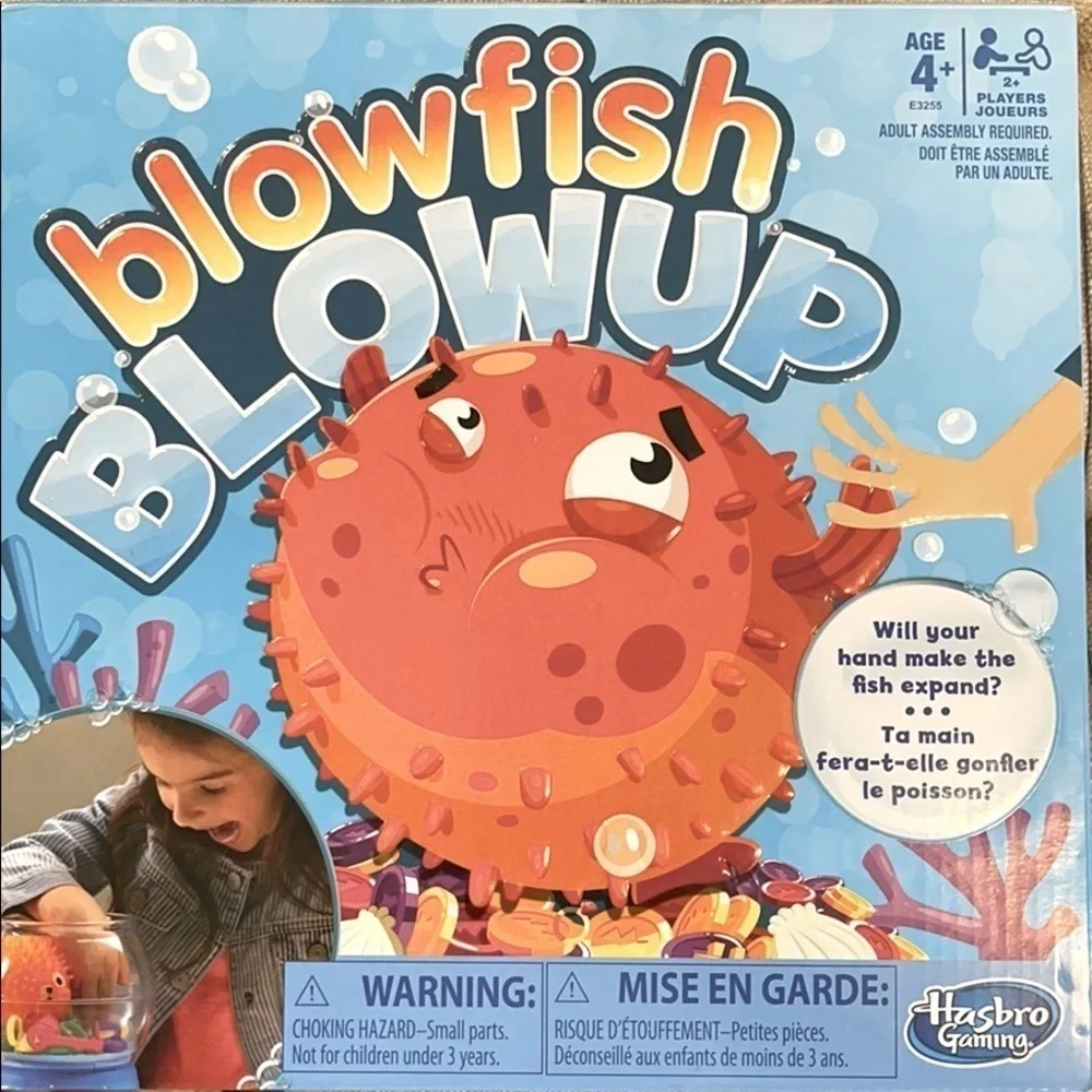 Hasbro Blowfish Blowup Game